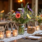 rustic wedding table decor