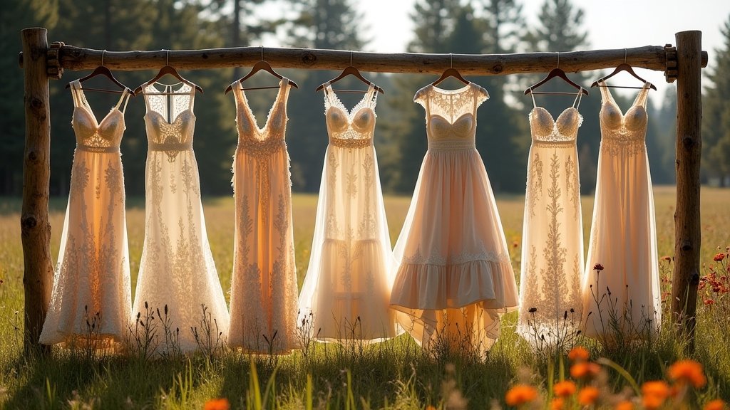 rustic western wedding dresses
