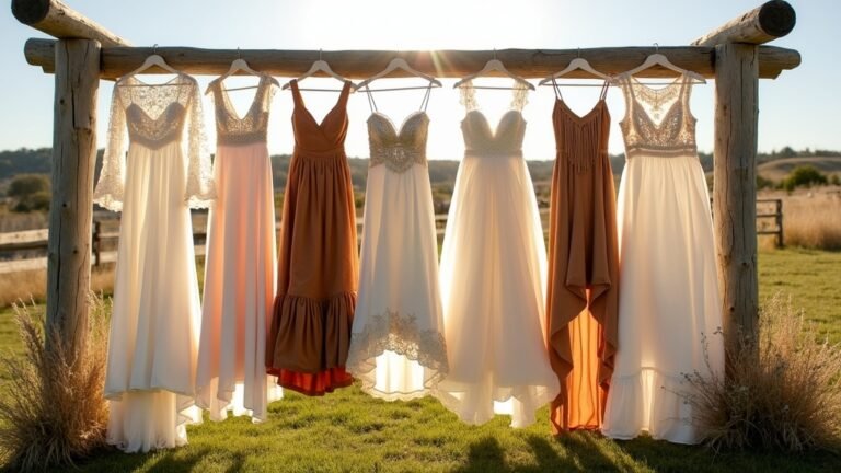 rustic western wedding dresses