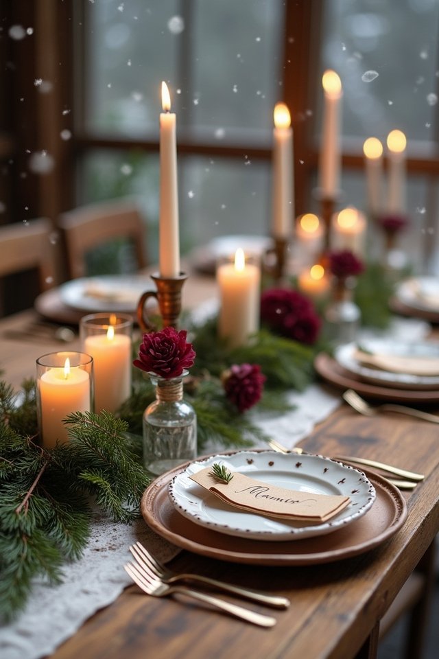 rustic winter wedding charm
