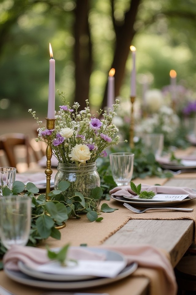 rustic wood wedding decor