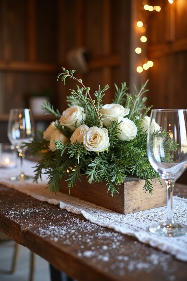 rustic wooden wedding centerpieces