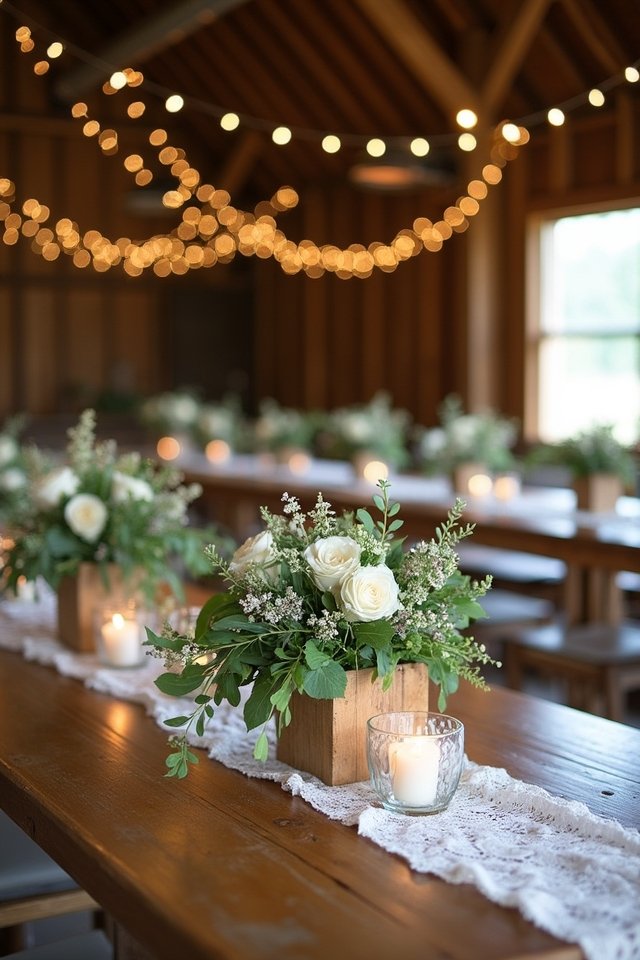 rustic wooden wedding centerpieces