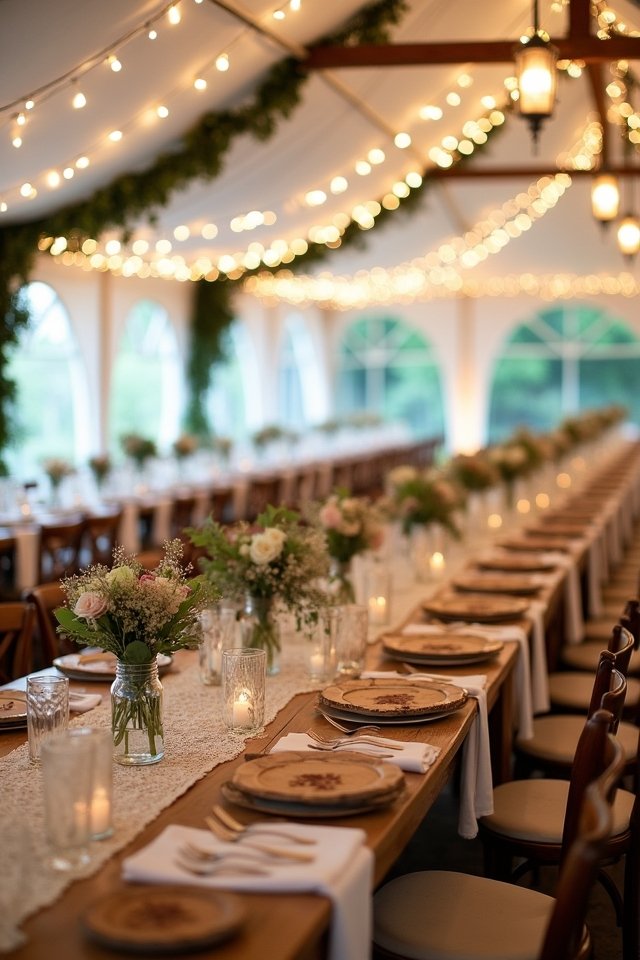 rustic wooden wedding decor