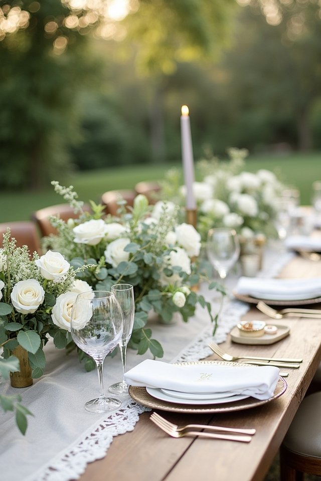 sage green and ivory elegance