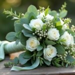 sage green bridal bouquets