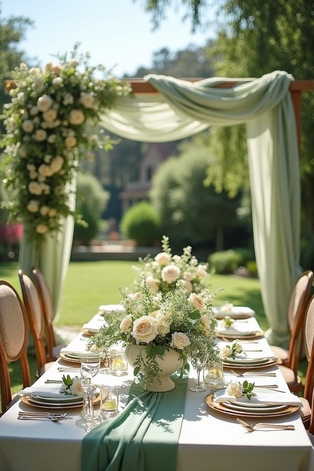 sage green summer wedding inspiration