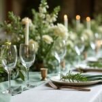sage green wedding decor