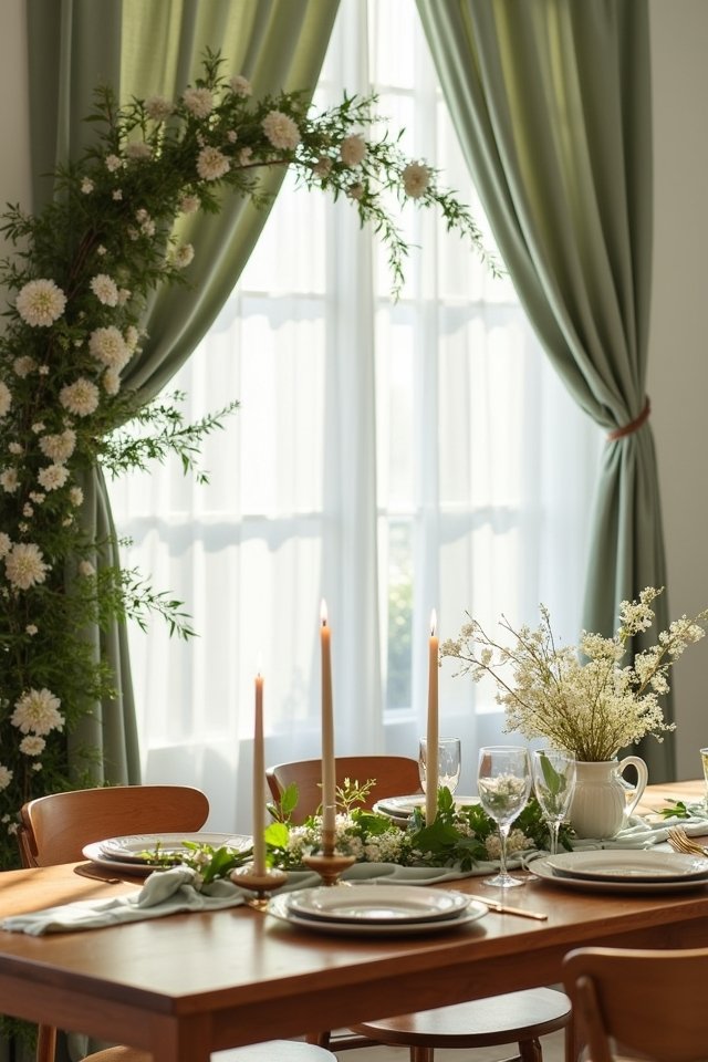 sage green wedding elegance