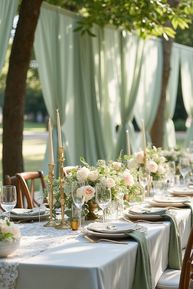 sage green wedding elegance