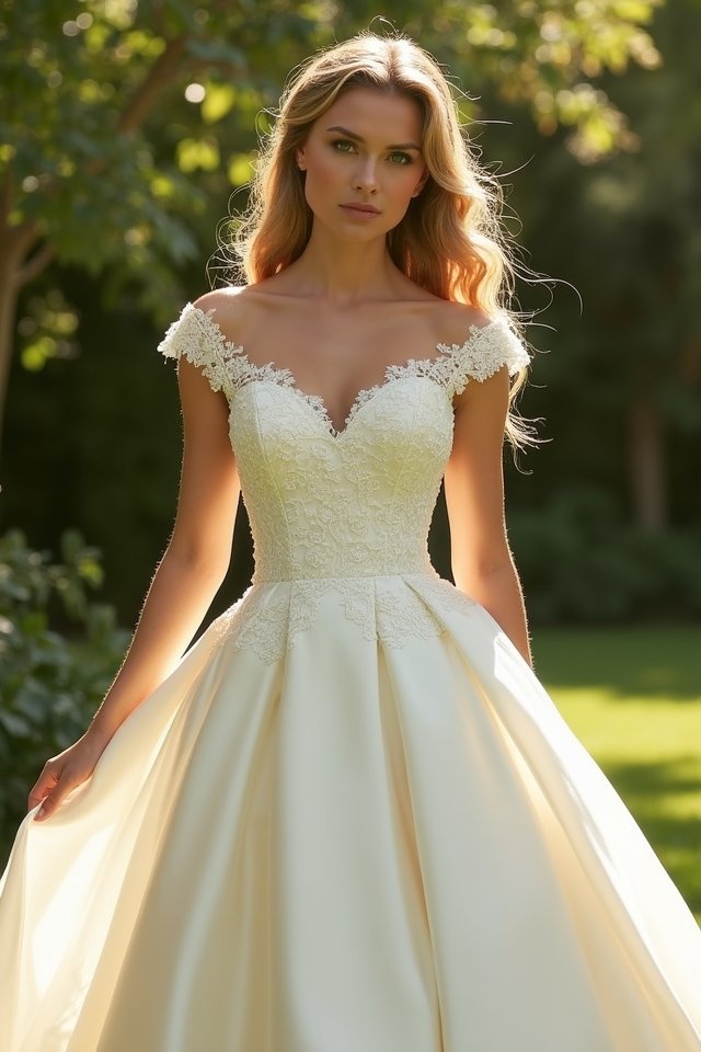 satin princess dress elegance