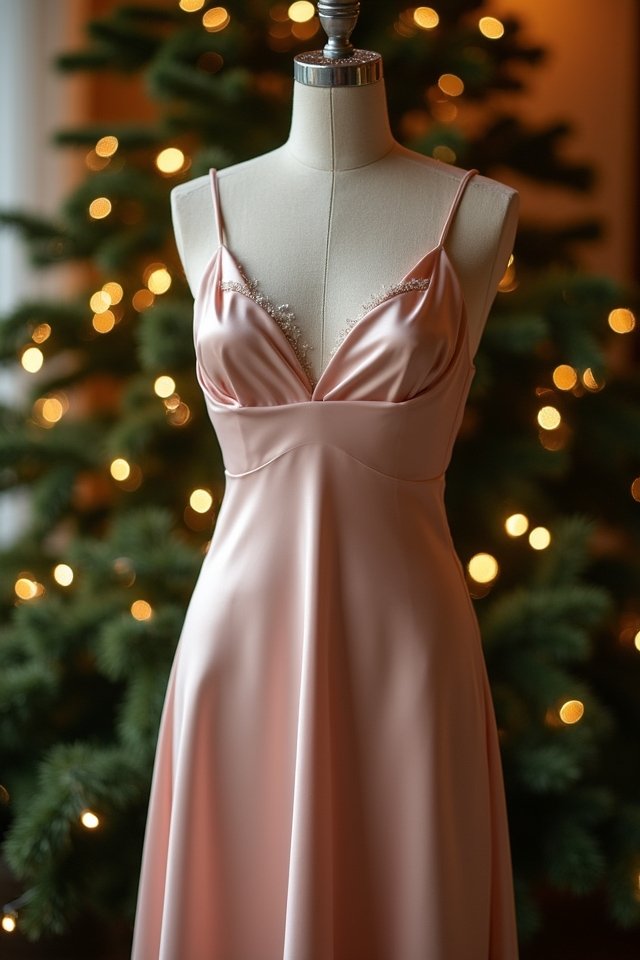 satin slip dress sophistication