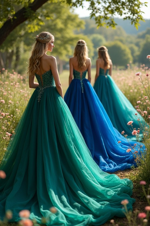 satin velvet ballgown elegance