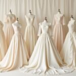 satin wedding dresses with sleeves