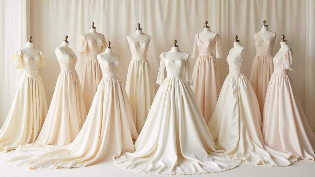 satin wedding dresses with sleeves