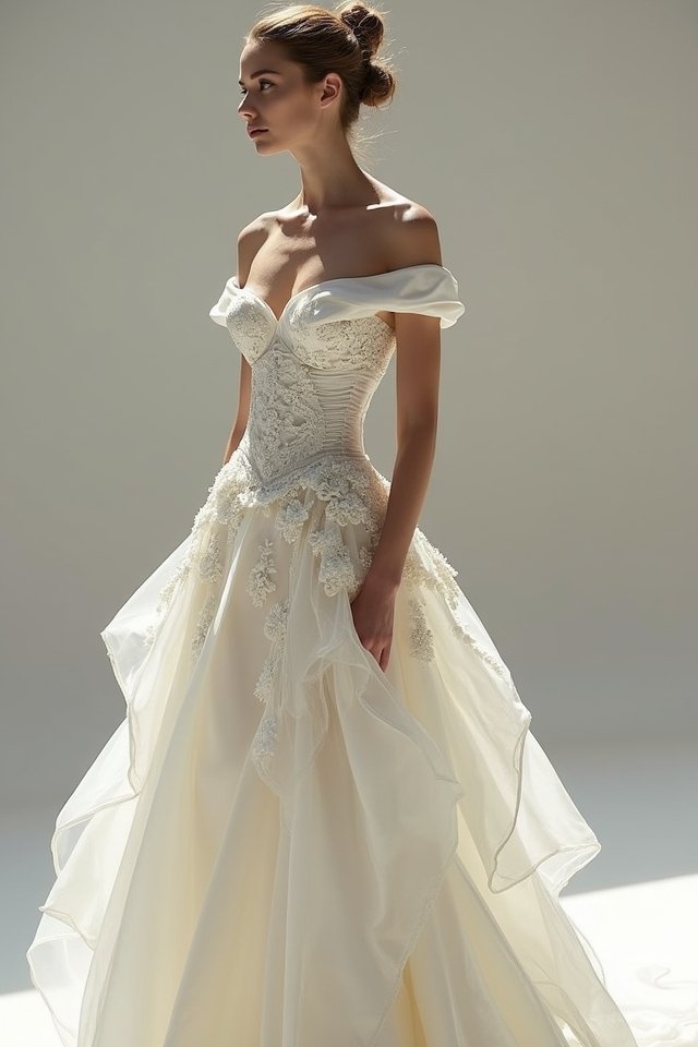 sculptural elegance for brides