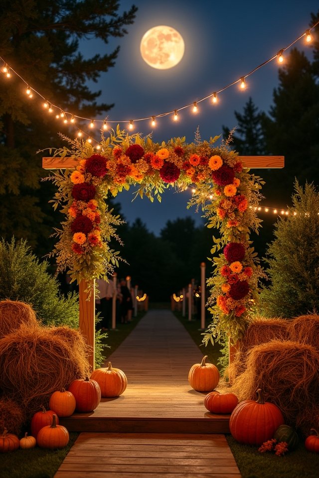 seasonal floral wedding arrangements