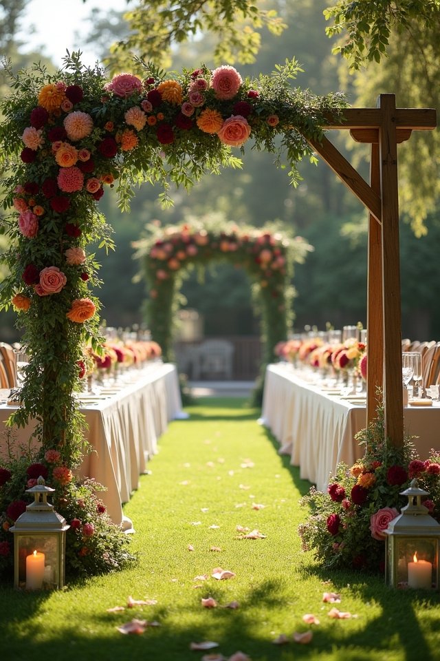 seasonal flowers create enchantment