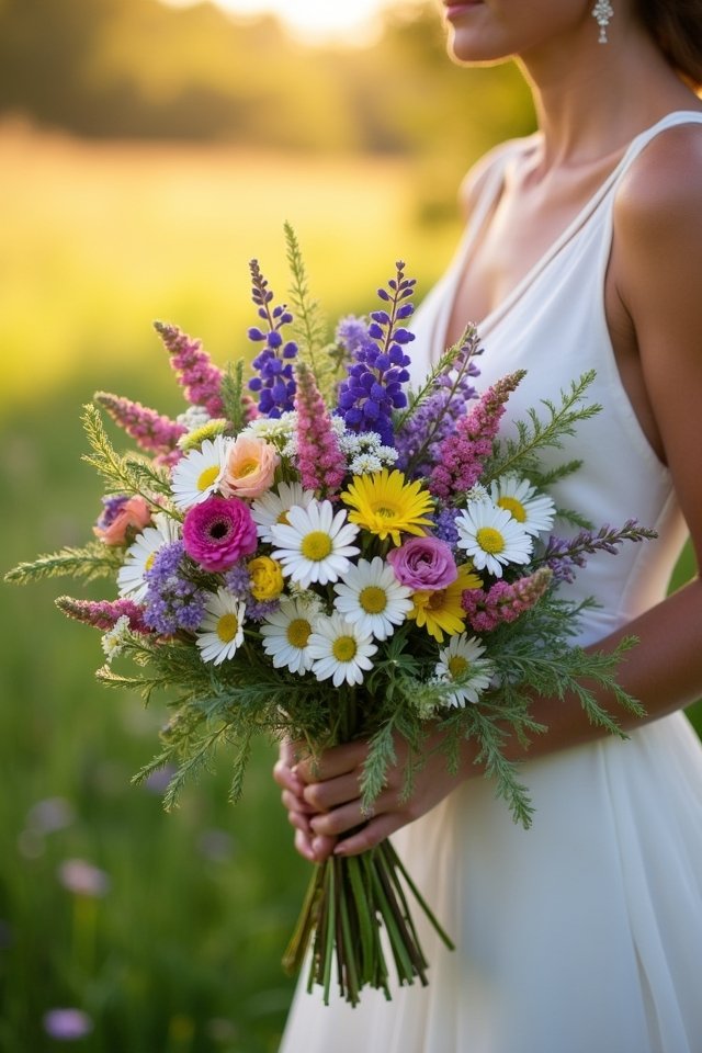 seasonal wildflower bouquet magic