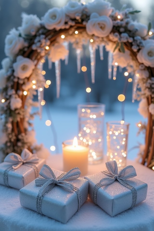 shimmering wedding favors ideas