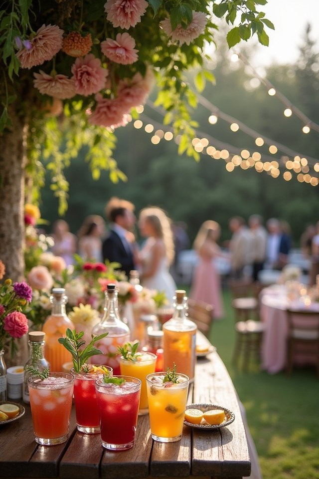 signature cocktail experience station