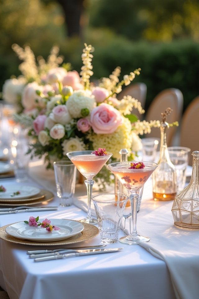 signature cocktails and wines