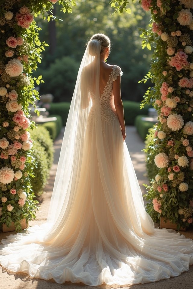 silk and tulle elegance