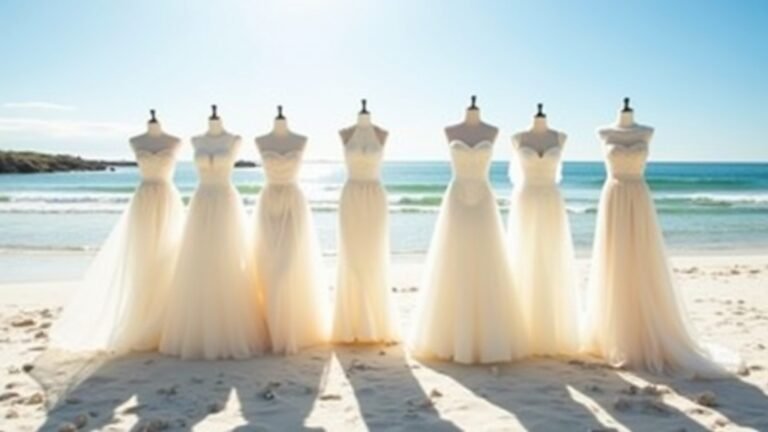 simple beach wedding dresses