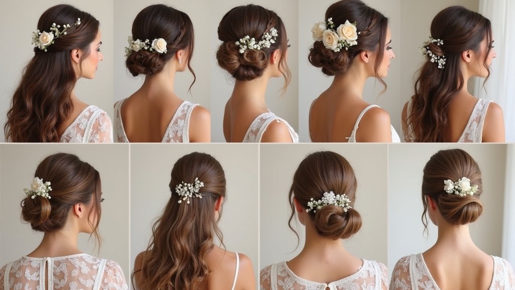 simple beautiful wedding hairstyles