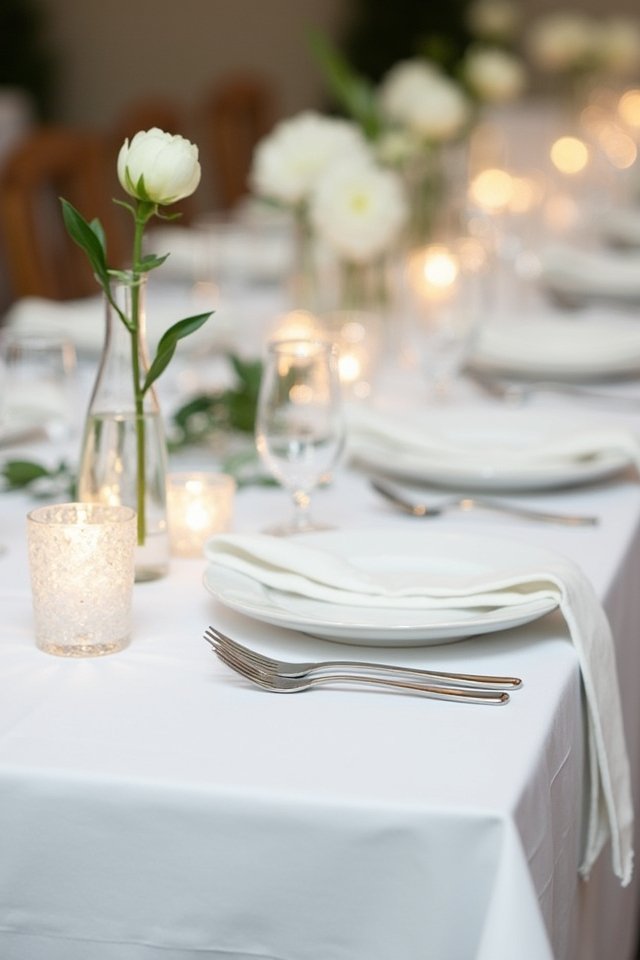 simple elegance in centerpieces