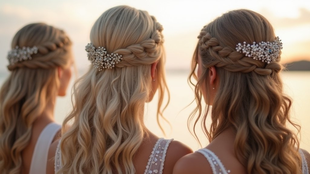 simple glam bridal hairstyles