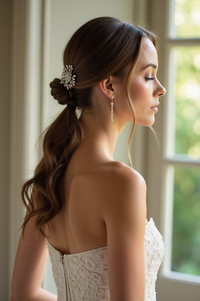 sleek and sophisticated ponytail