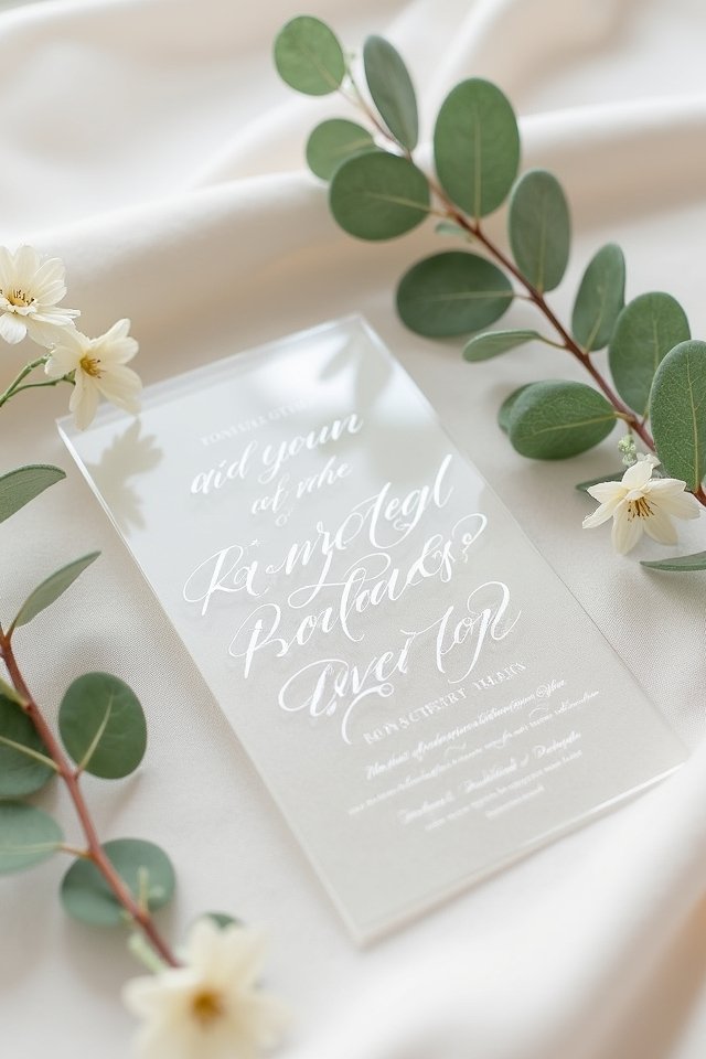 sleek customizable wedding invitations
