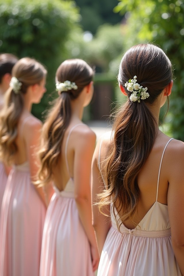 sleek elegant high ponytail