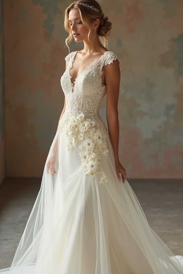 sleek floral sheath dress