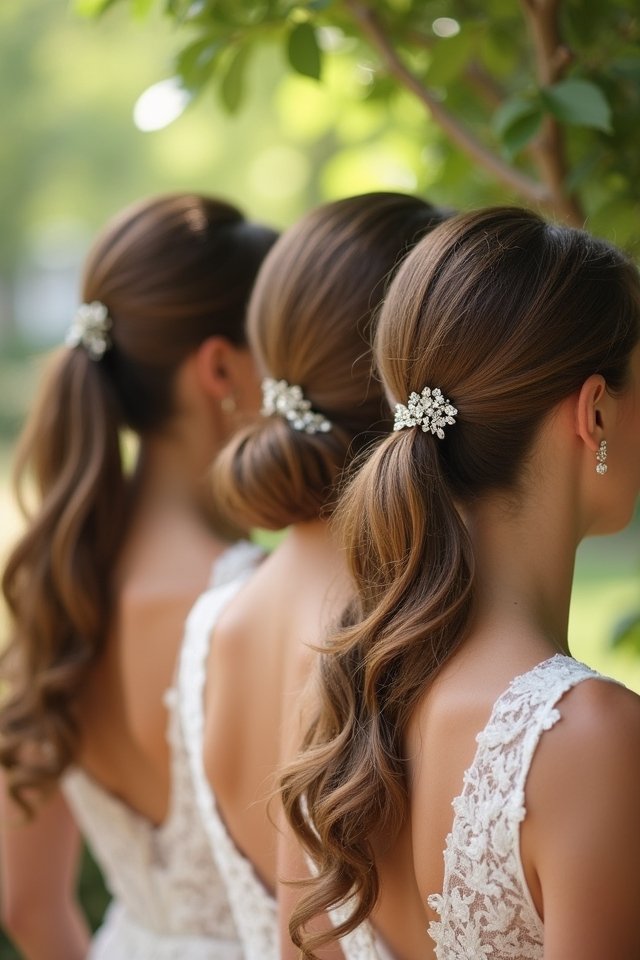 sleek high ponytail tips