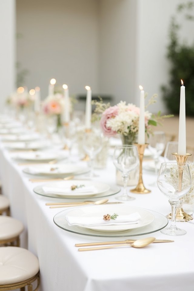 sleek simple elegant wedding