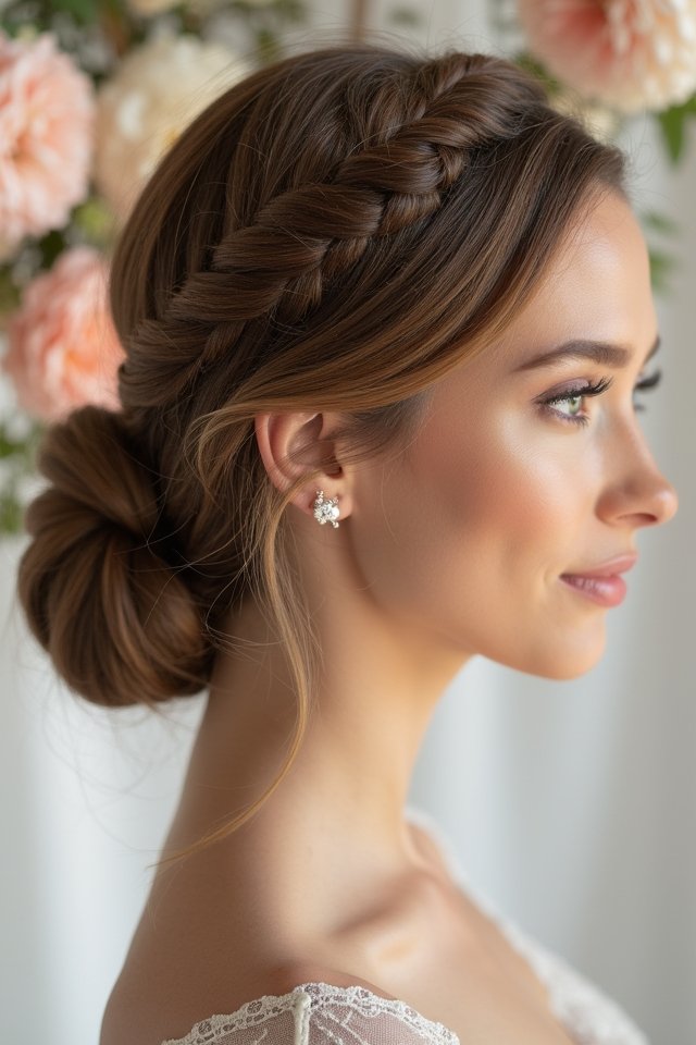 sleek twisted ponytail elegance