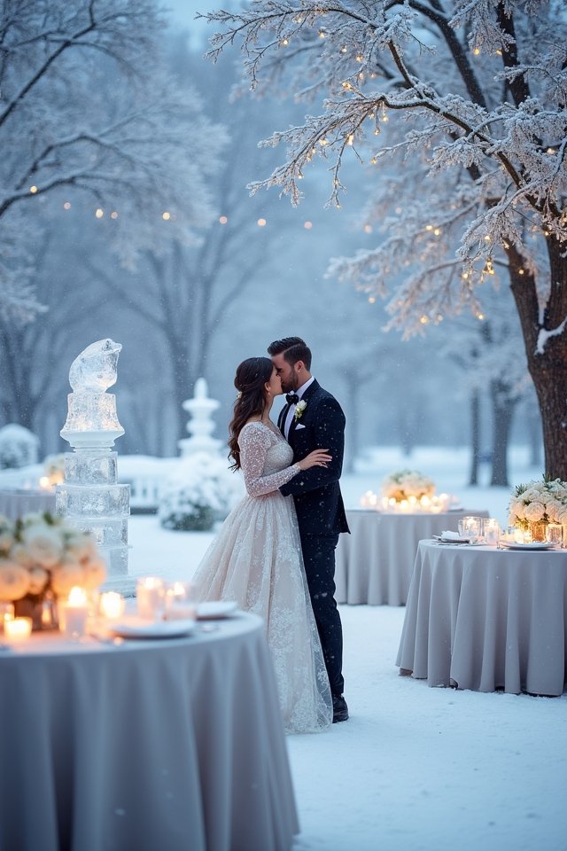 snowy wedding wonderland experience