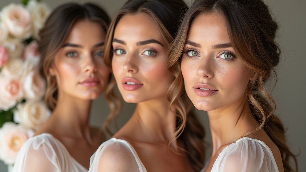 soft and elegant bridal makeup