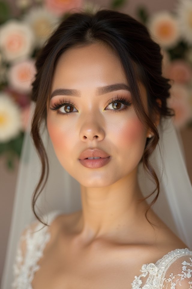 soft glam romantic wedding