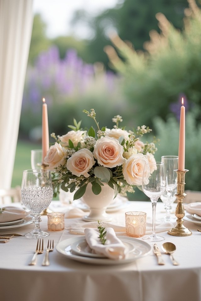soft pastel wedding hues