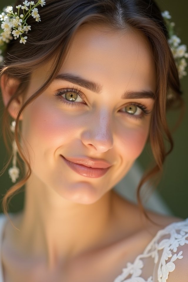 soft pinks creamy peaches