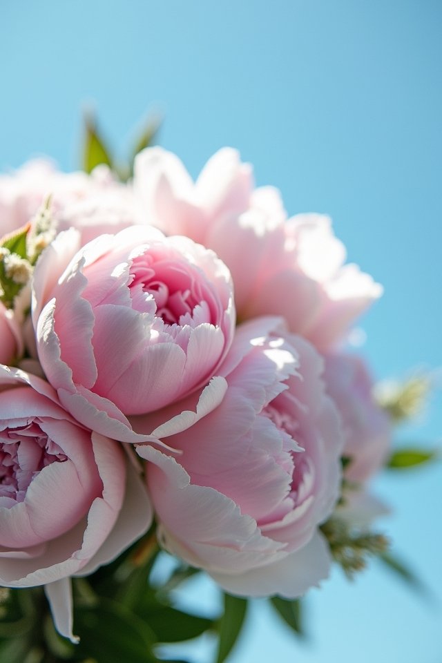 soft vibrant peony beauty
