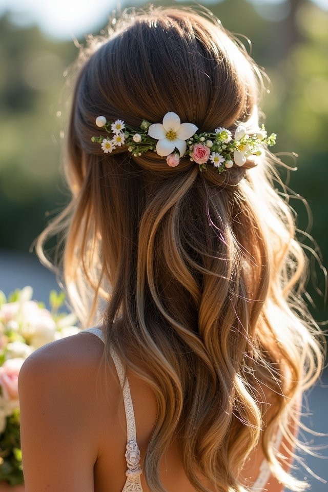 soft waves floral accents