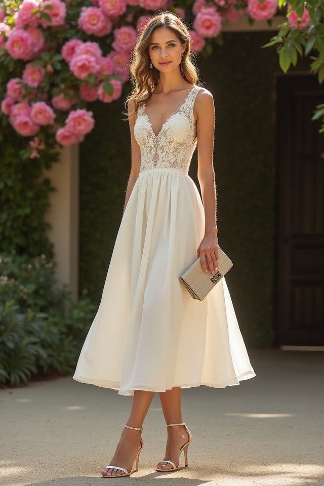 sophisticated a line midi dress