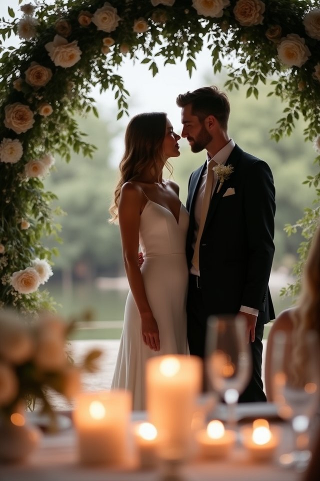 sophisticated elegant minimalist wedding