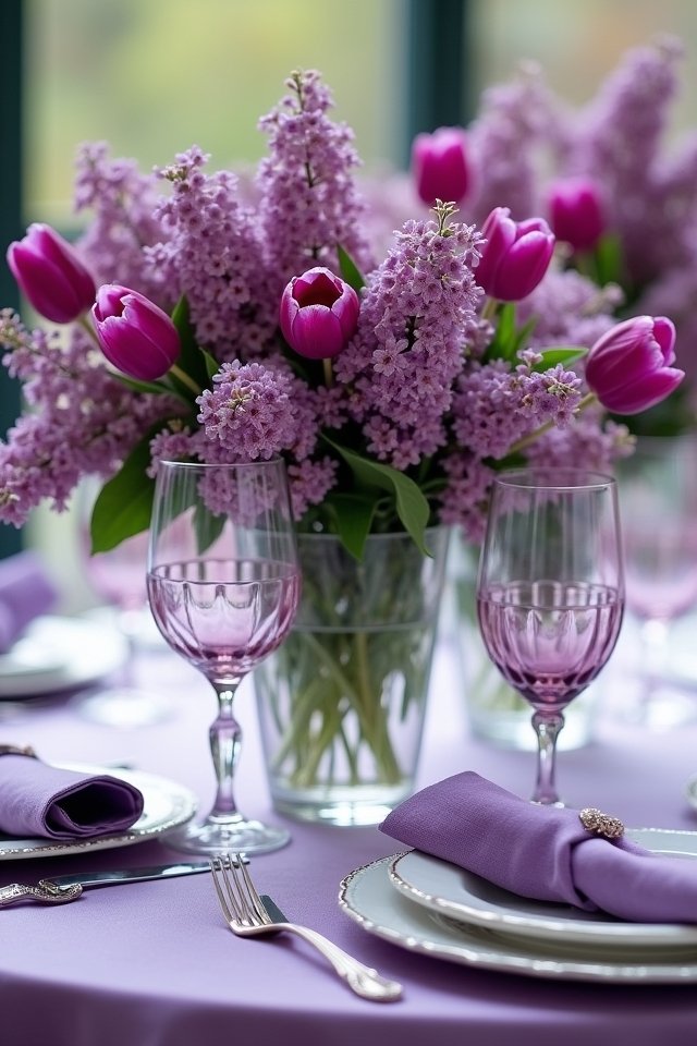 sophisticated floral arrangement fusion