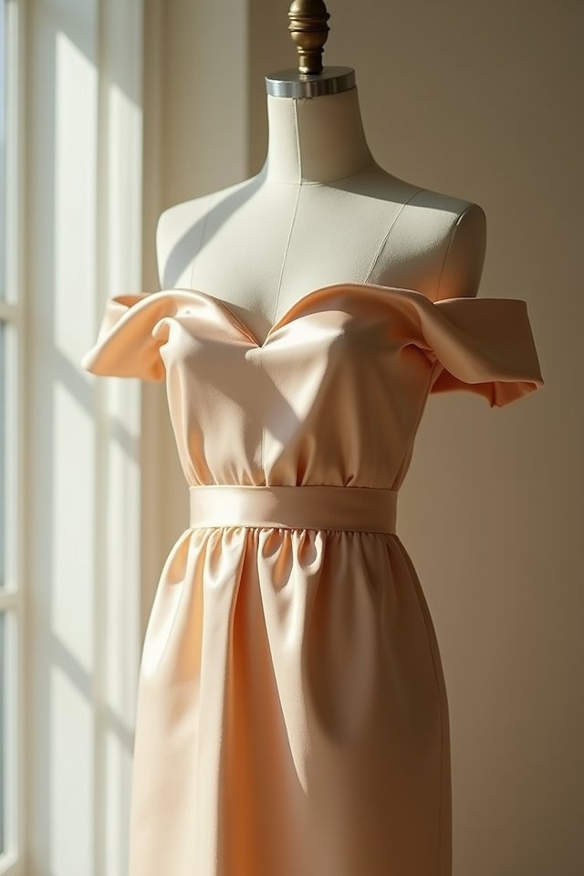 sophisticated minimalist satin elegance