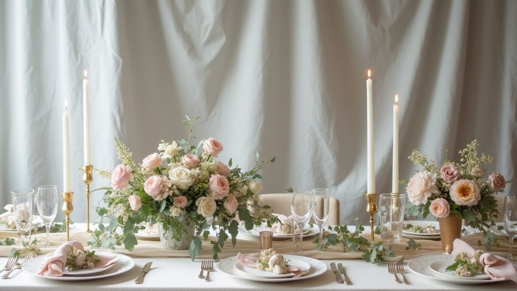 sophisticated neutral wedding palette